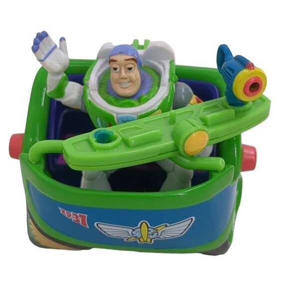 Vintage Disney Toy Story Buzz Lightyear Die Cast Ride‎ Vehicle Car - Picture 1 of 6